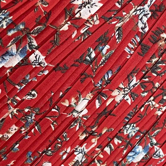 Lulus Size M Tiered Red Floral Dress - Picture 7 of 12